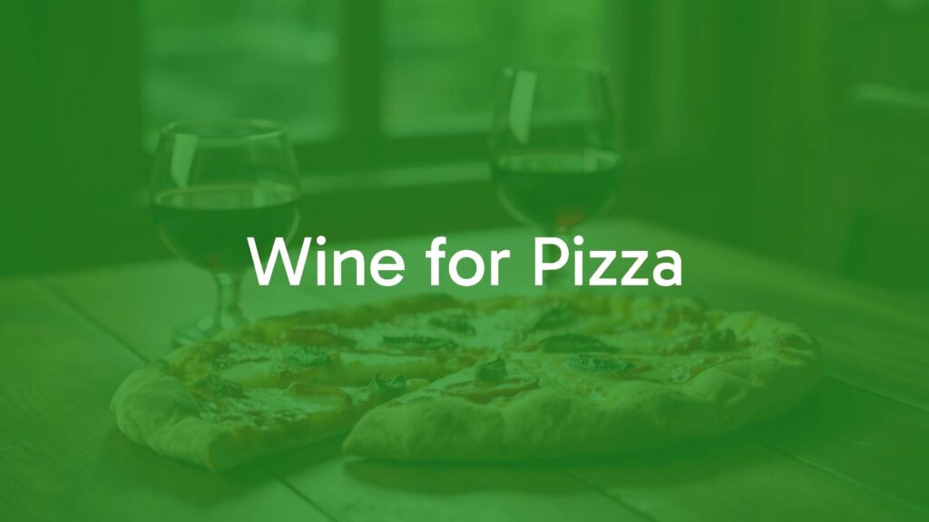 A rustic pizza slice and a glass of red wine on a wooden table, warm lighting, realistic.