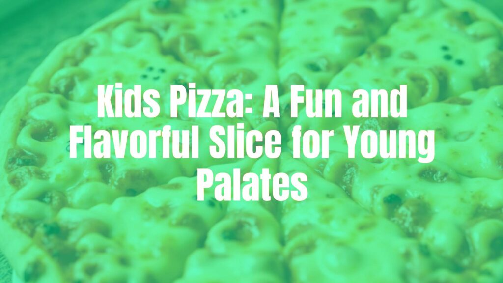 Colorful kids pizza, gooey melted cheese, mini slices with fun shapes, soft crust, bright and cheerful, playful food photography style.