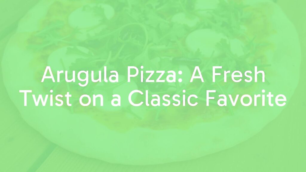 Arugula pizza with fresh greens on a rustic wooden table, thin crust, melted mozzarella, drizzled with olive oil, warm lighting, realistic.