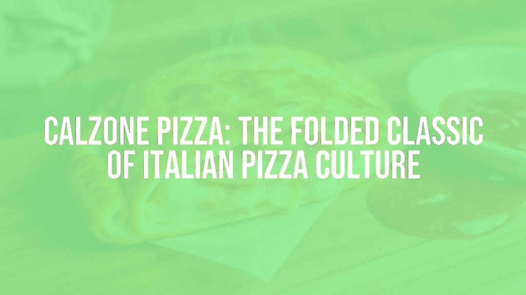 Golden-brown calzone pizza on a wooden table, half-moon shape, steam rising, filled with melted mozzarella and ricotta cheese, slices of salami visible, side of tomato sauce for dipping, warm and inviting, realistic food photography.