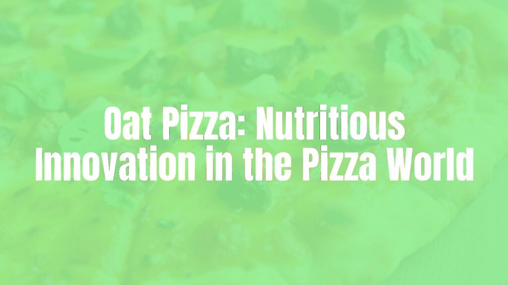 Delicious oat pizza with wholesome toppings, rustic oat crust, golden brown, close-up shot, fresh ingredients, healthy food.