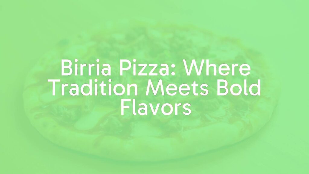 A delicious birria pizza with golden crust, topped with spiced beef, melted cheese, and drizzled with consomé, vibrant colors, realistic.